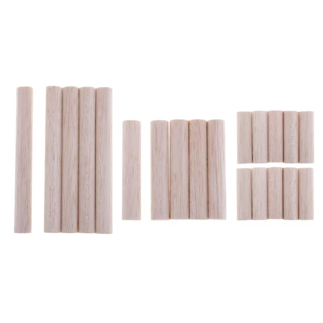 15mm Thick Round Balsa Wood Stick Rod Wooden Dowel for Modeling Hobby Crafts