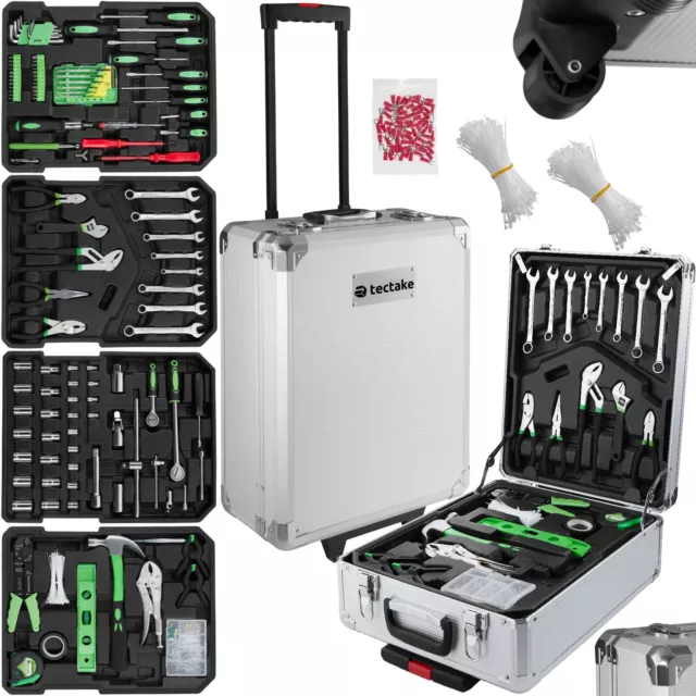 Valise à outils trolley 899 pièces boite Mallette à tire caisse aluminium