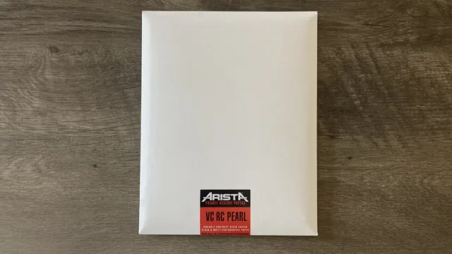 UNOPENED Arista 8x10 VC RC Paper 25 B&W Sheets Pearl Surface As-Is