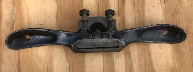 STANLEY No. 151 M  SPOKE SHAVE MADE IN U.S.A. OF MALLEABLE IRON 2