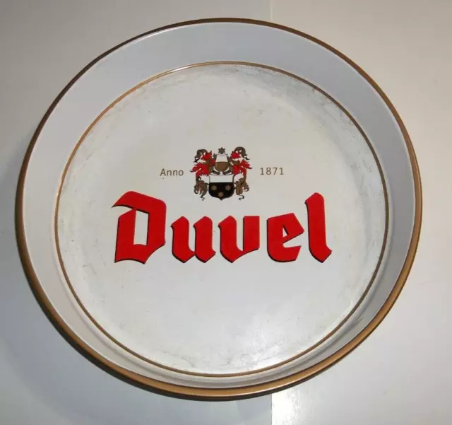 Duvel Belgian Beer 14" Metal Beer Tray