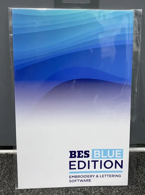 Software de bordado y letras Brother BES edición azul nuevo sin usar sin abrir