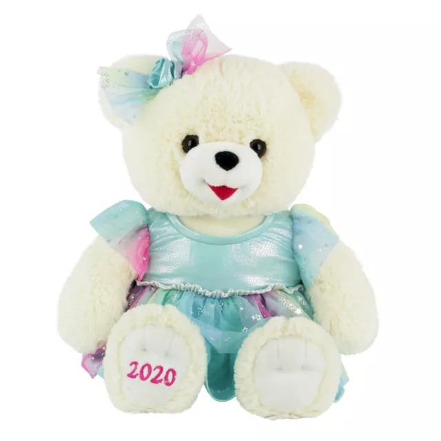 2020 WalMART CHRISTMAS Snowflake TEDDY BEAR White Girl 20"Green outfit Brand New