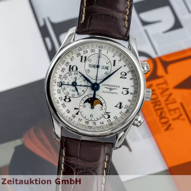 Longines Master Collection Chronograph Edelstahl Automatik Herrenuhr L2.673.4