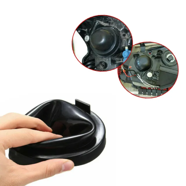 2x Rubber Headlight Housing Extended Dust Cover Boot Caps Accessories Universal