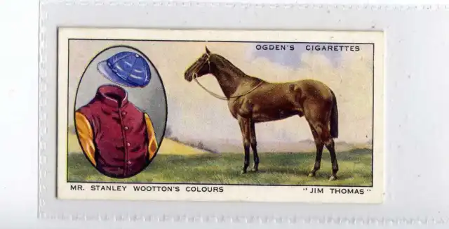 (Jg2967) OGDENS,PROMINENT RACEHORSES OF 1933,JIM THOMAS,1934,#19