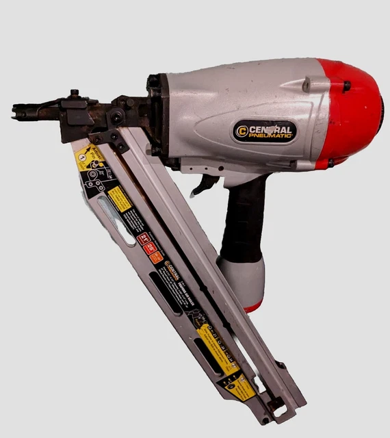 CENTRAL PNEUMATIC 3IN1 Framing Air Nailer Nail Gun 64141 55.00