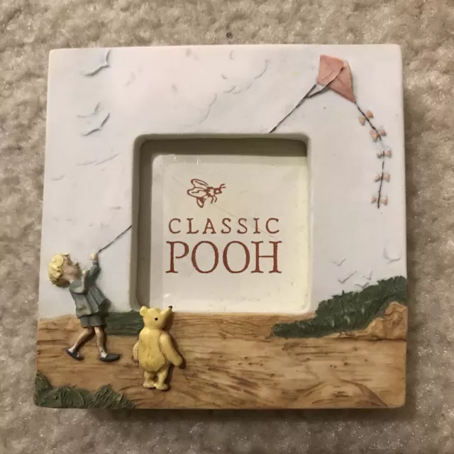 Disney Classic Winnie the Pooh 3D Mini 3" Photo Picture Frame Kite Fly Charpente