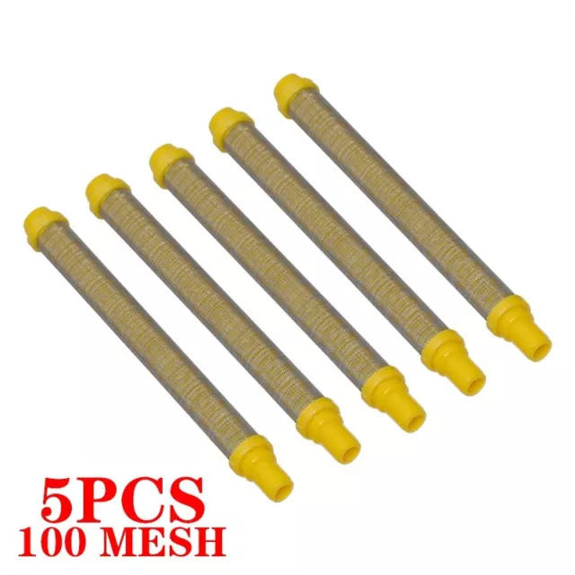 5 pcs60-100Mesh filtre de pulvérisation sans air en acier inoxydable peinture p