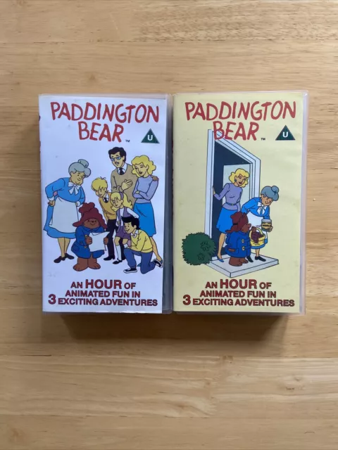 Job lot bundle Paddington Bear VHS cassette Video 1989.