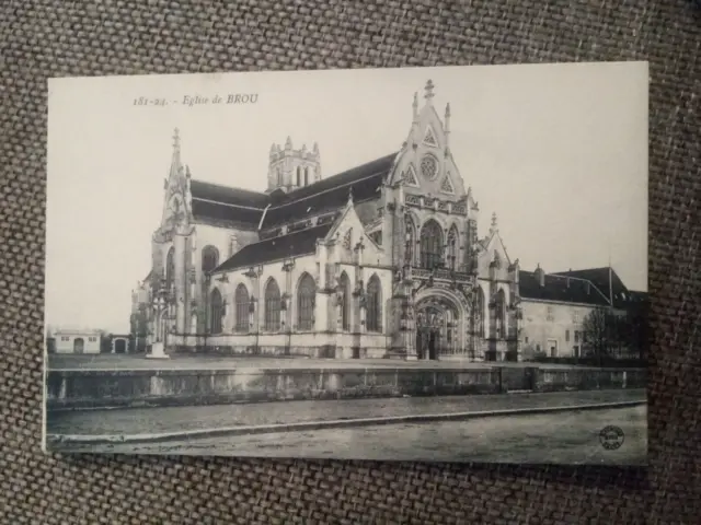 Cpa Bourg Église De Brou