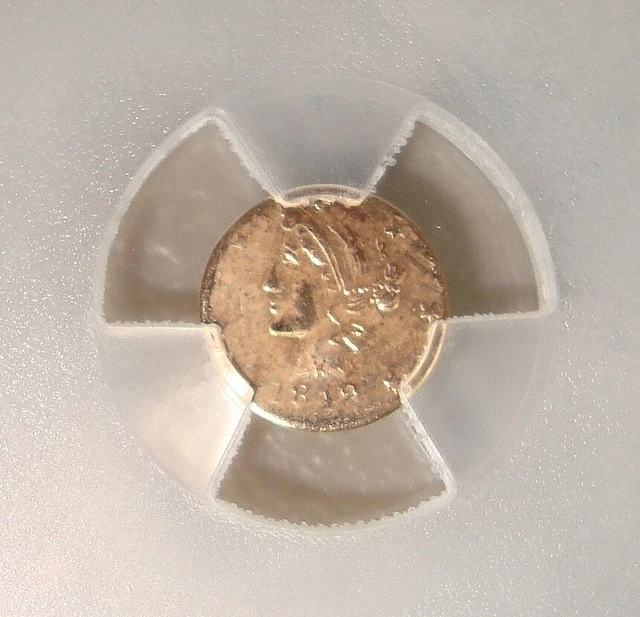 1849 Canada, British Columbia G25C Fractional Gold Token PCGS XF Detail