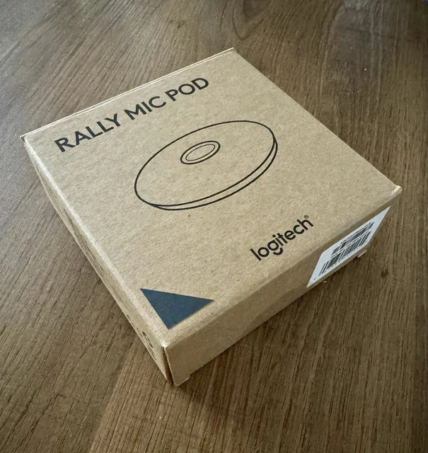 LOGITECH RALLY MIC Pod 989-000430 Graphite NEW in Box £193.08 - PicClick UK
