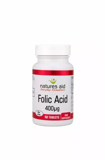 Folic Acid - 400ug 90 Tabs-9 Pack