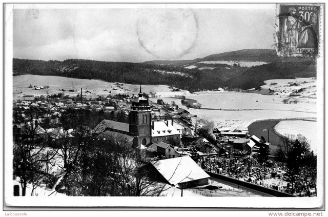 25 MORTEAU -- vue sous la neige ..
