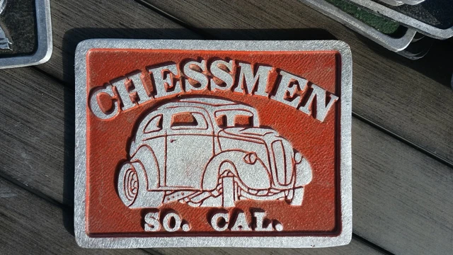 CAR CLUB PLAQUE  Edelbrock Holley Cragar Hot Rod Rat Fink LS1 AC Delco Corvette