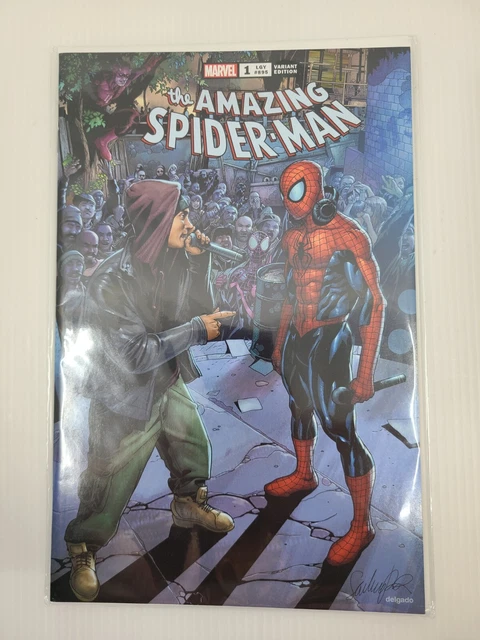 THE AMAZING SPIDER-MAN #1 Hustl EMINEM Variant CLEAN COPY CGC?
