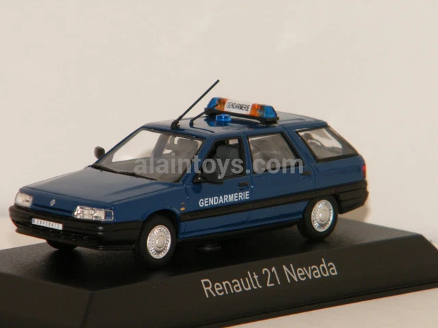 1/43 NOREV GENDARMERIE Peloton Autoroute Renault 21 Nevada Trafic