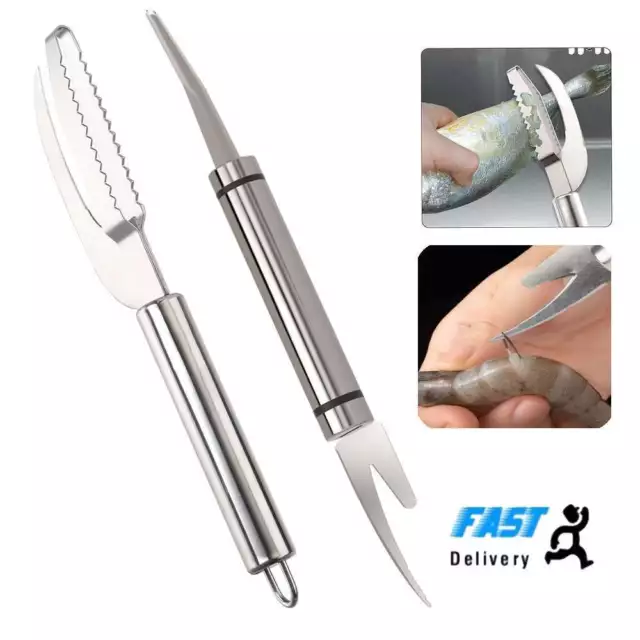 5IN1 SHRIMP LINE Fish Maw Multifunctional Knife,3-in-1 Fish Scale Remover  Cutter $6.19 - PicClick