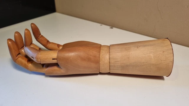 Articulated Wooden Artists Left Hand