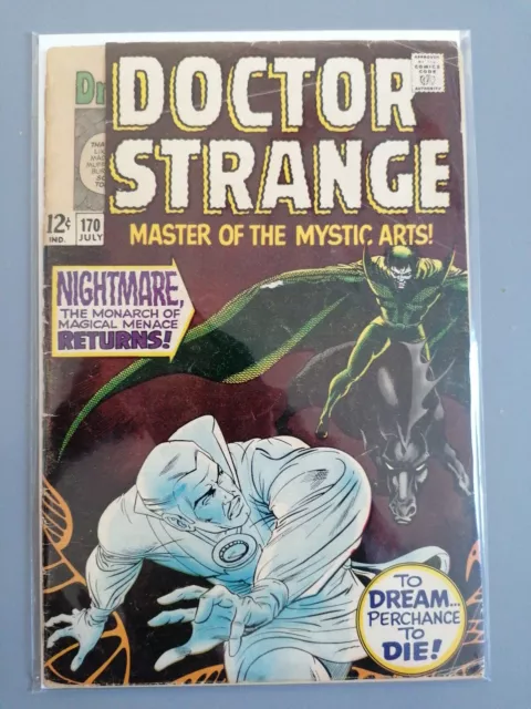 Doctor Strange No.170 1st Nightmare Cover 2nd Solo Doctor Strange 1968