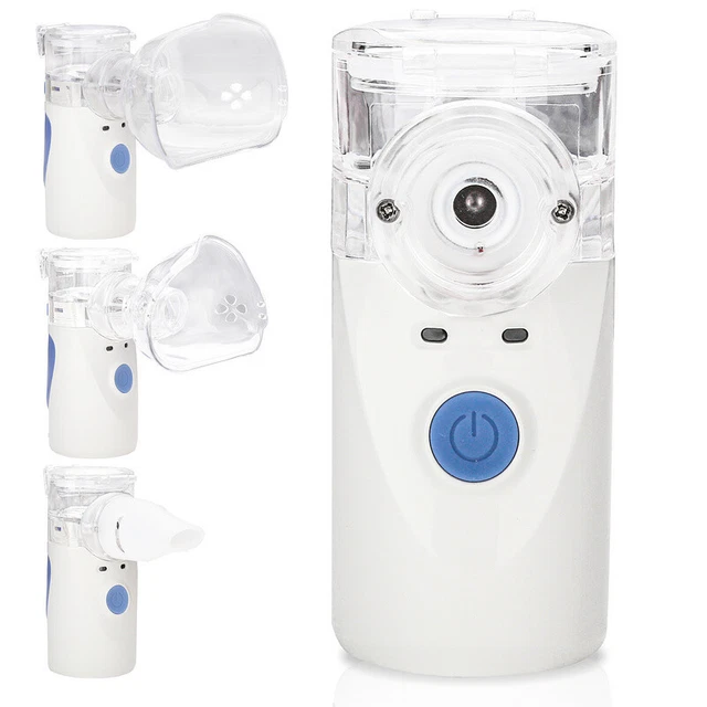 Inhalador máscara infantil nebulizador de asma mini inhalador para adultos niños