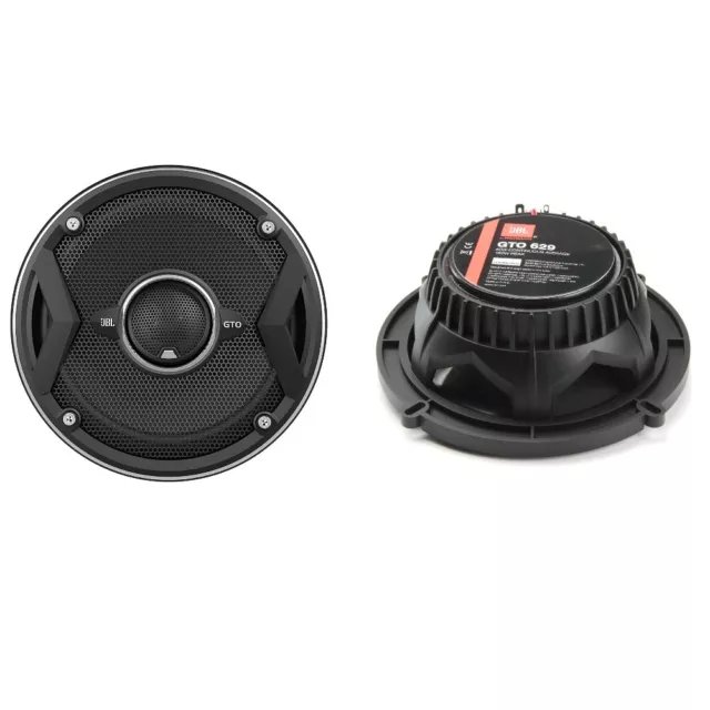 JBL Stage3 6.5 2-Way Front & Rear Door Car / Truck Speakers w/  Installation Kit