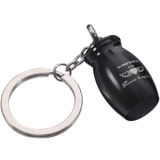 URN CONTAINER KEYCHAIN Memorial Keepsake Pet Ashes Necklace £5.69