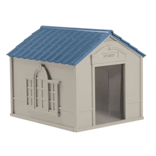 Dog House Large Kennel 33 X 38.5 X 32 in New Durable Dent Rust Weather Resistant
