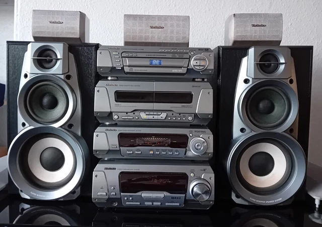 TECHNICS DV280 HIFI Stereo Stack System Surround Sound Speakers 5