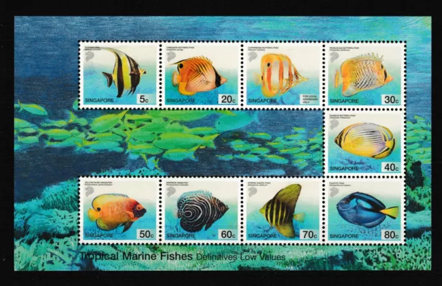 SINGAPUR SINGAPORE - Block 83 - Meeresfische Fische Fish - **/MNH