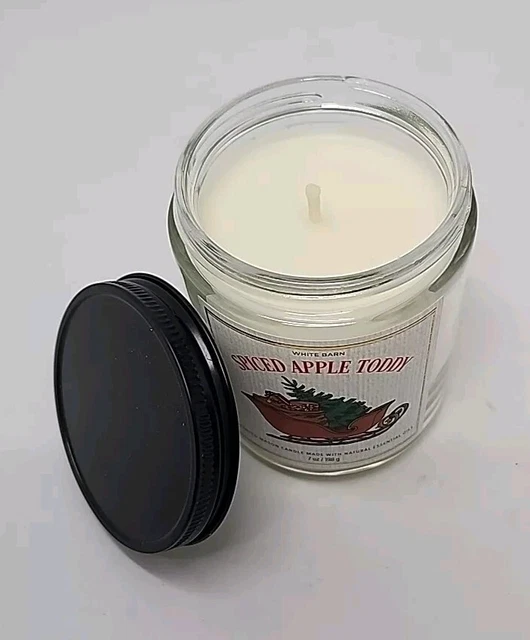 NEW BATH & Body Works Candle White Barn 7oz SPICED APPLE TODDY Single