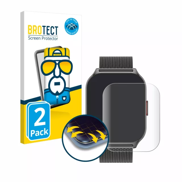 Full-Cover pour Zoskvee P95 2" Protection Ecran Intégrale Film Protecteur 2x