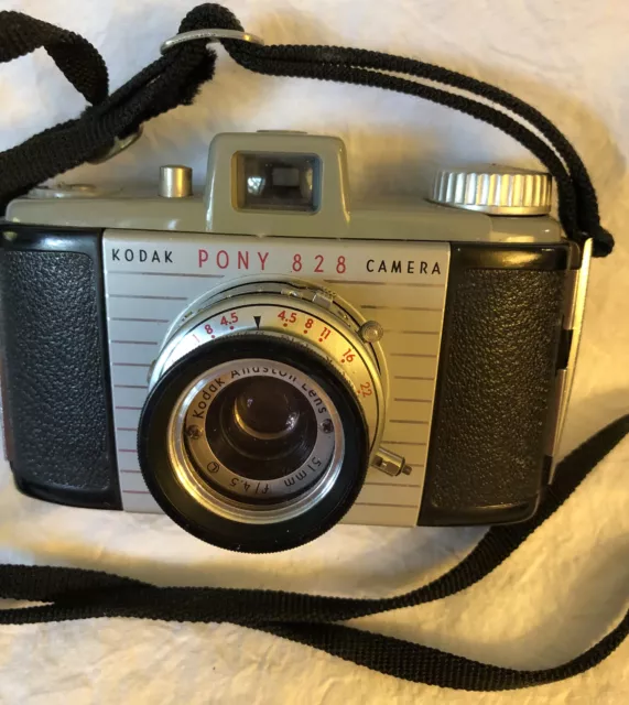 Kodak Pony 828 35mm Film Viewfinder Camera with Anaston 51mm f/4.5 Lens