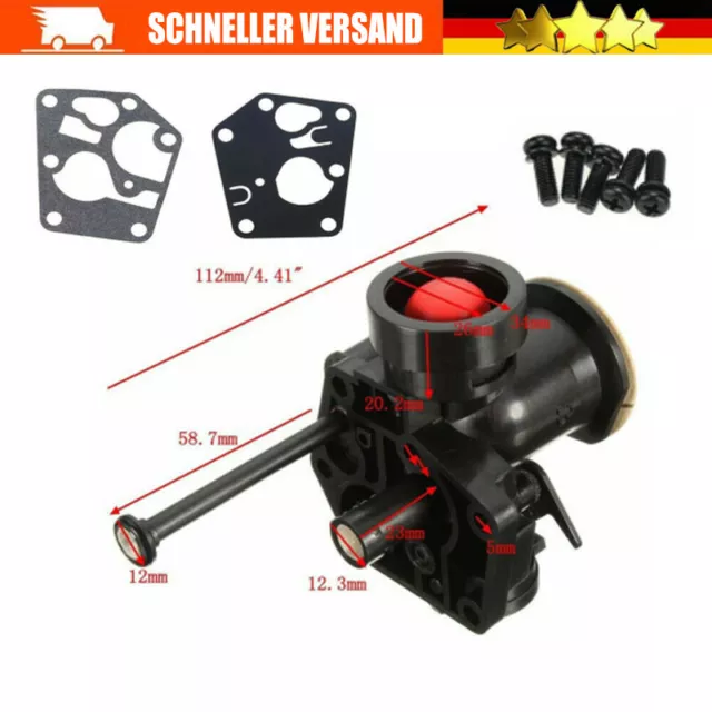 DE Vergaser Für Briggs & Stratton Sprint Motoren inkl. Dichtungen Kits 498809.