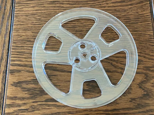 VINTAGE 7-INCH TAKE-UP Tape Reel Empty reel-to-reel Smoked Plastic 1/4  $8.00 - PicClick
