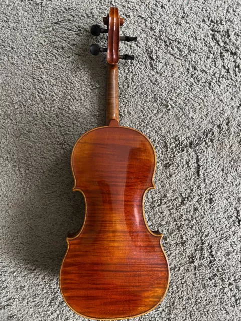 Alte deutsche 4/4 Geige mit einteiligem Boden Violine nicht spielbereit