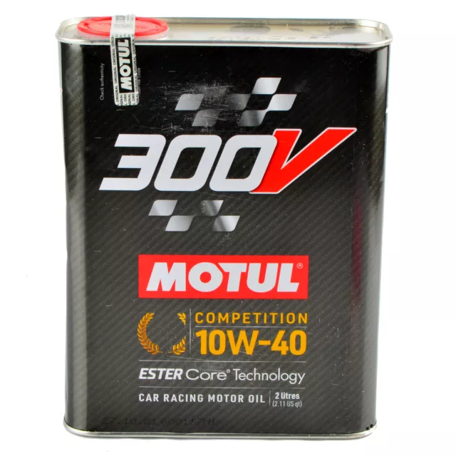 2L MOTUL 300V LE MANS 10W40 Motoröl Ester Core Rennsport Motorsportöl 110821