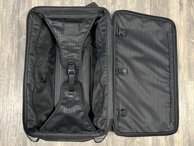 TUMI Adjustable Upright Rolling Suitcase Black 12