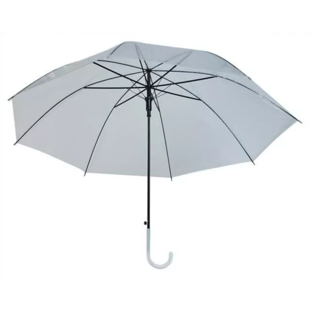 Durchsichtiger Regenschirm transparent Design Fashion Stockschirm durchsichtig