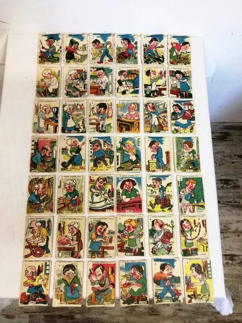 JEU DE CARTES Ancien, Jeu Des Sept Familles EUR 50,00 - PicClick FR