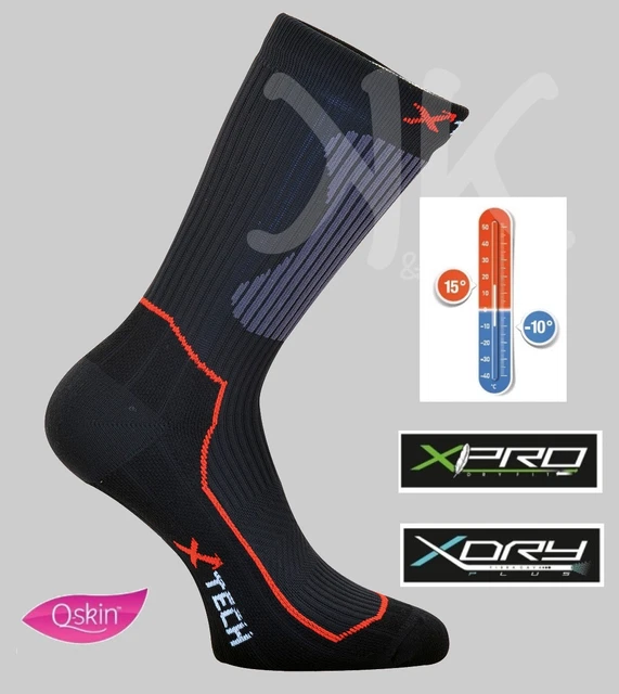 Calza tecniche Xtech corta uomo donna traspirante sport rinforzate termiche moto