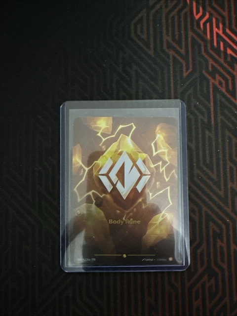 2025 LEAGUE OF Legends Riftbound English TCG Card Body Rune OGN·126a ...