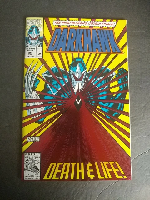 1993 Marvel - Darkhawk # 25 Red Foil Origin Issue - High Grade Copy