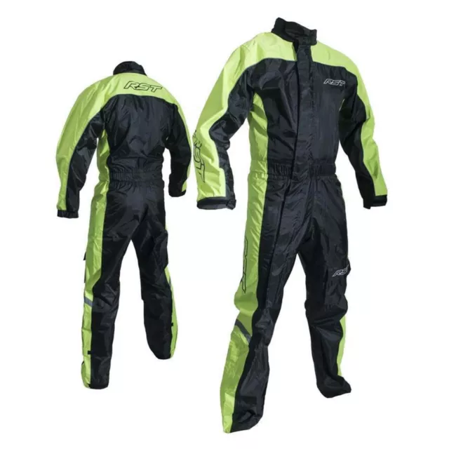 RST Wasserdicht Motorrad Oversuit Med schwarz/neongelb Schnäppchen zum halben Preis