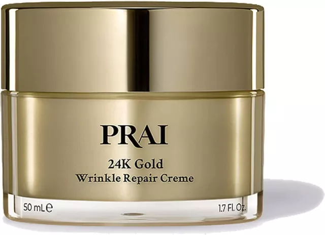 24K Gold Prai Wrinkle Repair Face Cream 50ml - All Skin Types, Anti-Aging Formul