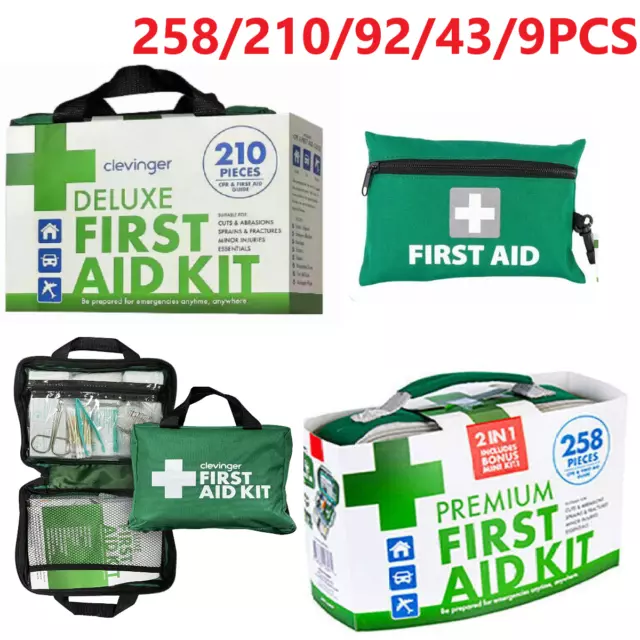 43/92/210/258PCS Emergency First Aid Kit Medical Travel Workplace Family Safety