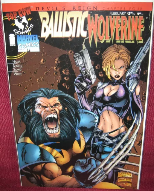 Devil's Reign #4 Ballistic Wolverine Top Cow Marvel Comic 1997 Nm