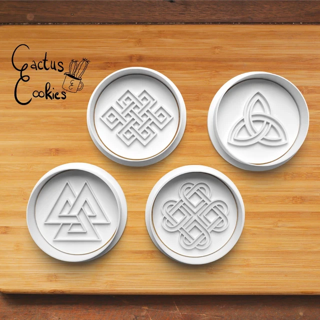 Nudo celta cortador molde de corte sello Clay Cutter cortador de arcilla