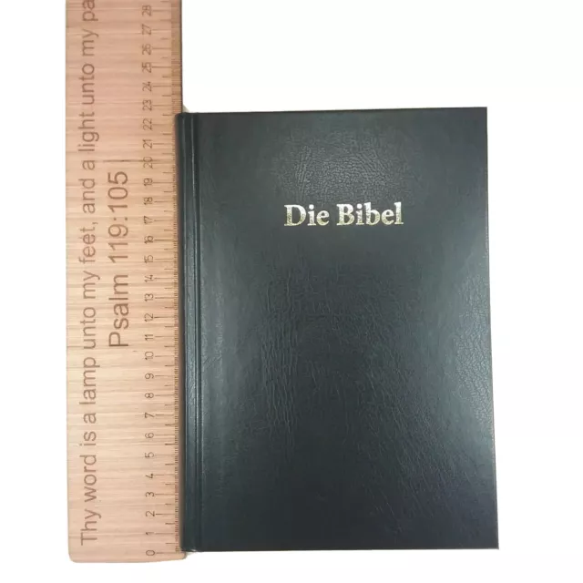 Deutsche Bibel sterben Bibel Luther überarbeitet schwarz Vinyl bedeckt Hardcover Geschenk TBS x